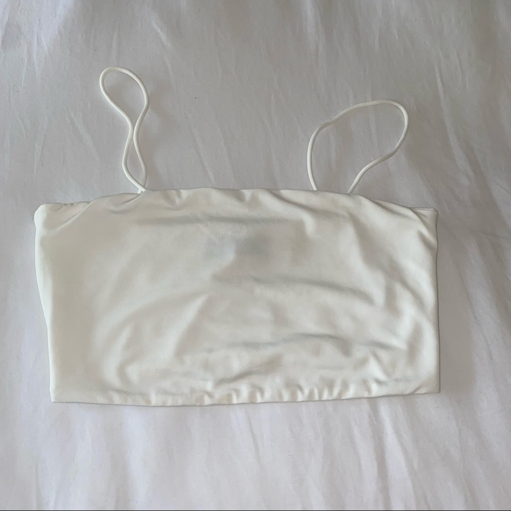 Shein White Cropped Tank
